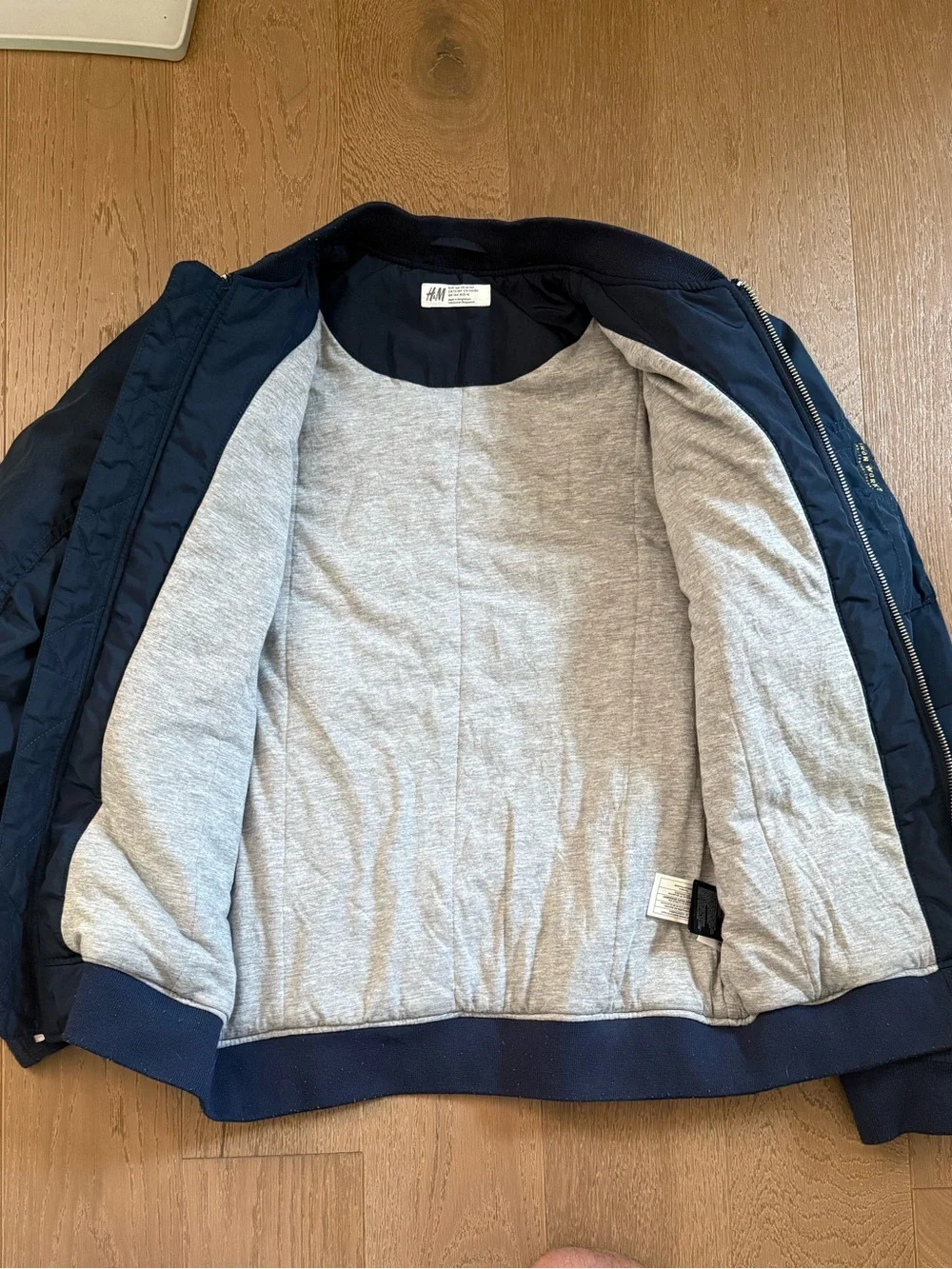 H&M Navy MA-1 Bomber Jacket 💙